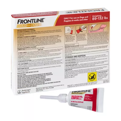 Product Frontline Gold Flea & Tick Treatment for Extra Large Dogs, 89-132 lbs