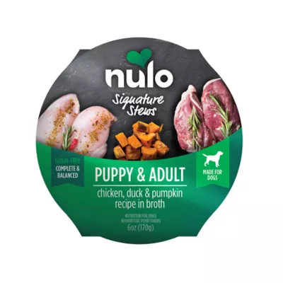 Nulo Signature Stews Grain Free Chicken Duck Pumpkin in Broth Recipe 6 oz Wet Dog Food