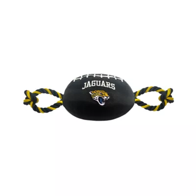 Product Pets First NFL Jacksonville Jaguars Football Rope Dog Toy