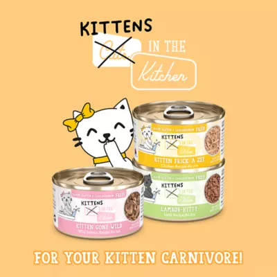 Product Cats in the Kitchen Kittens in the Kitchen Wet Cat Food -3 oz, Flaked in Au Jus