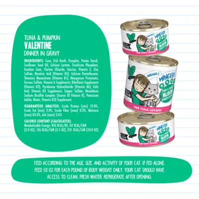 Product B.F.F. Originals Minced! For Tuna Lovers Wet Cat Food - 5.5 oz, Minced in Gelee