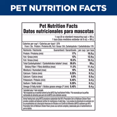 Hill's® Prescription Diet® c/d Multicare Urinary Care Adult Dog Dry Food - Chicken - Image 9