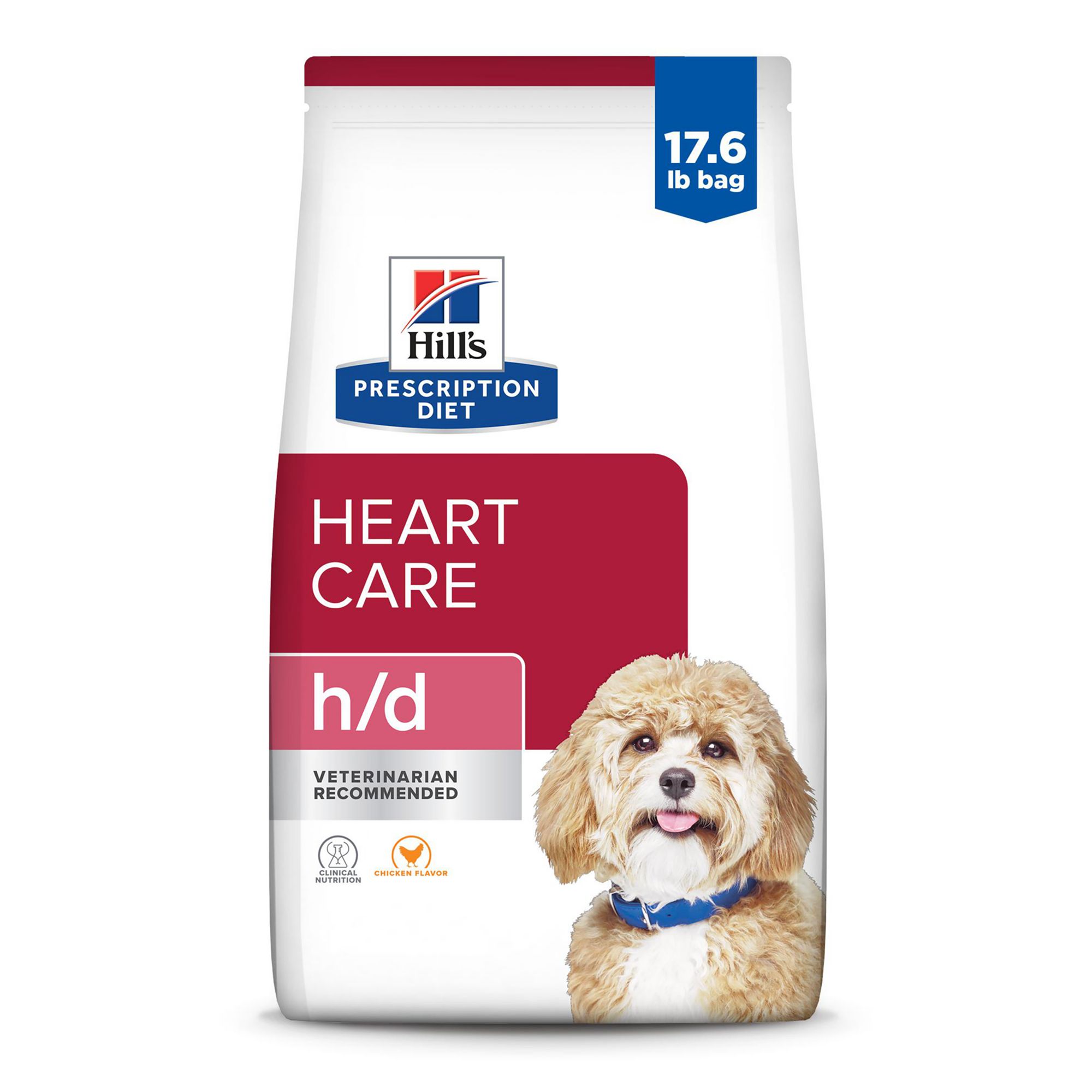 Hill's Prescription Diet h/d Adult Dry Dog Food - Heart Health, Chicken