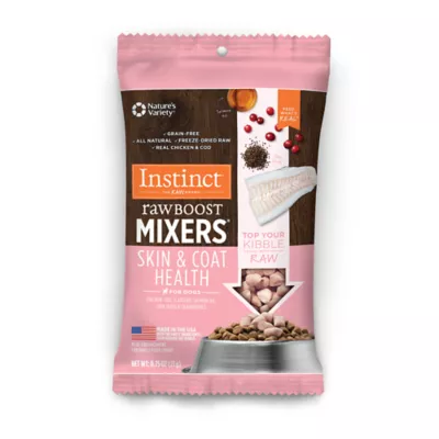 Product Instinct Rawboost Mixers Skin & Coat All Life Stage Dog Food Topper - 0.75 Oz.