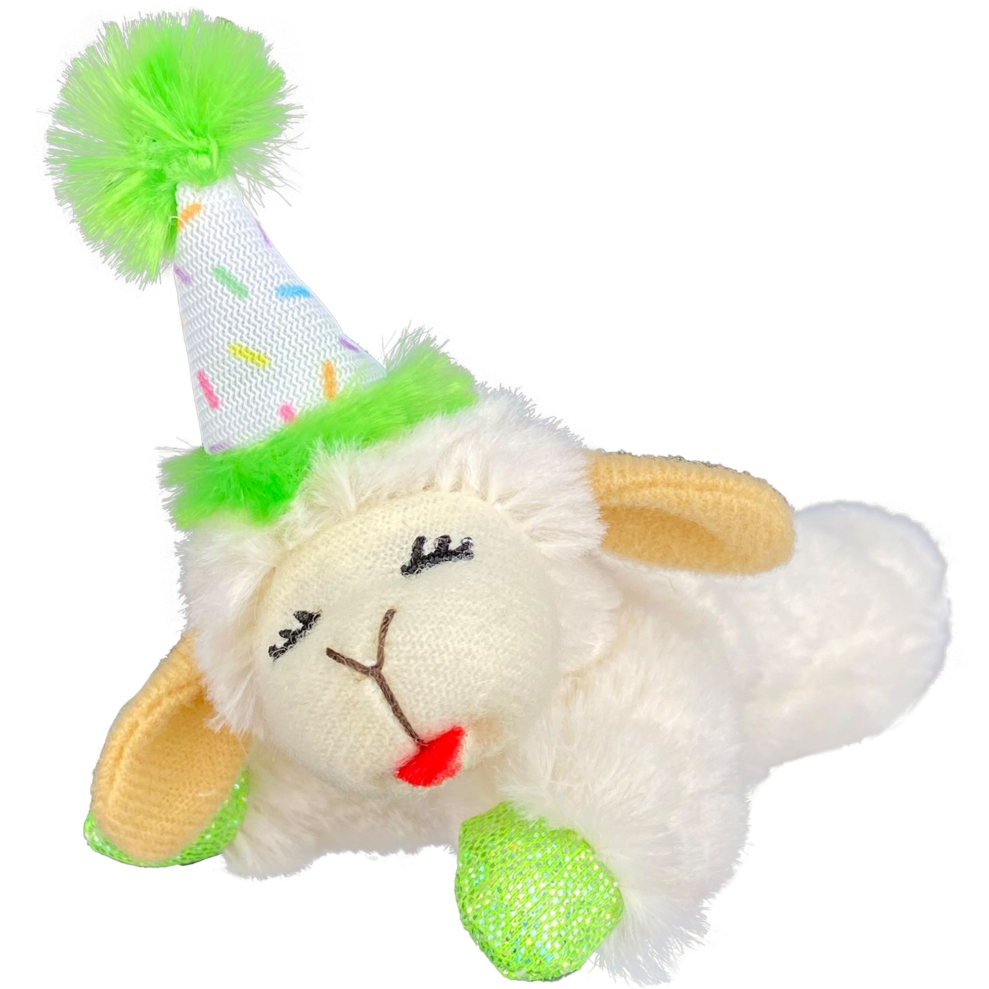 Multipet Birthday Lamb Chop Cat Toy