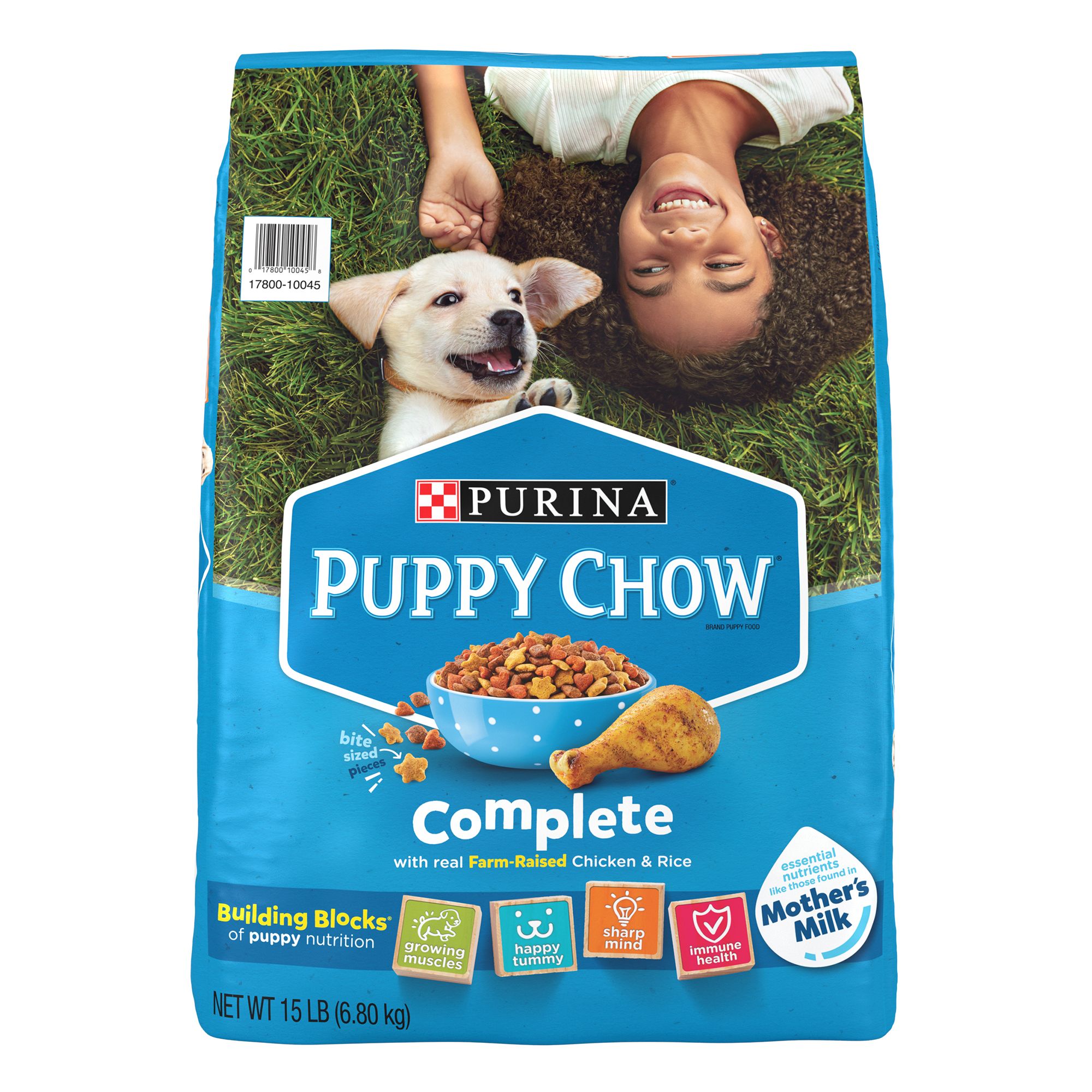 Purina Puppy Chow Complete Puppy Dog Dry Food Chicken High Protein Real Meat