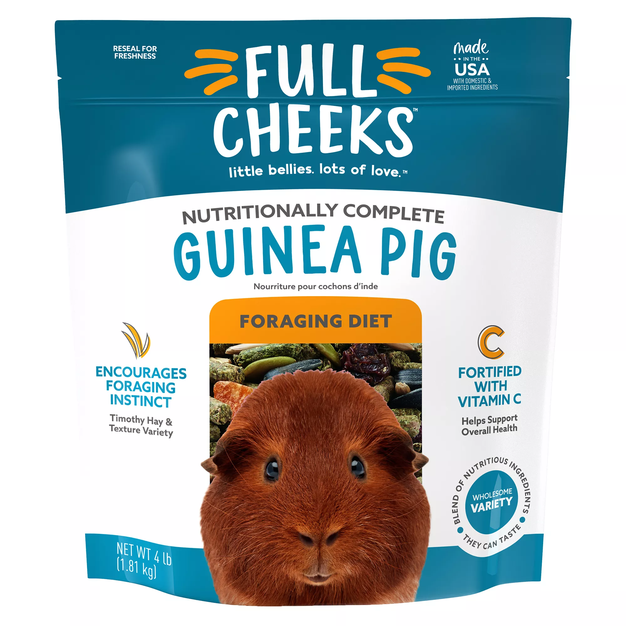 Full Cheeks&trade; Guinea Pig Foraging Diet