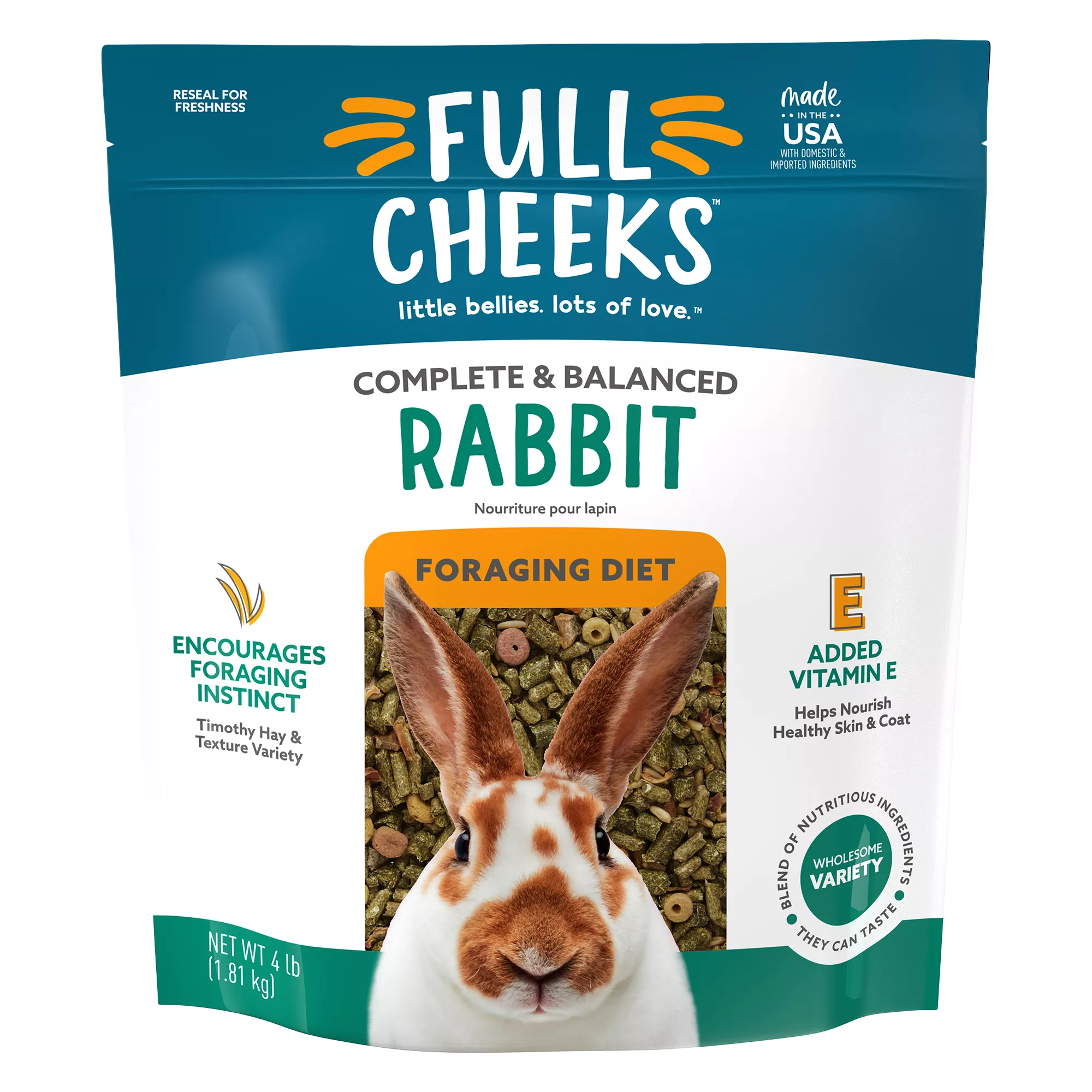 Full Cheeks&trade; Rabbit Foraging Diet