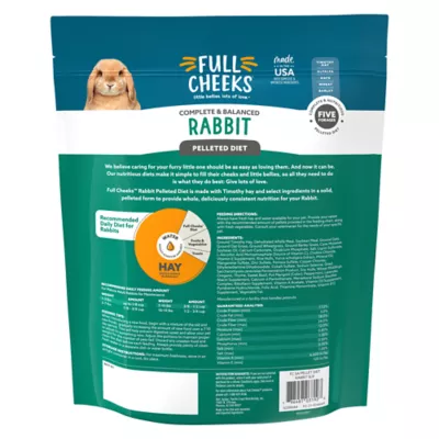 Product Full Cheeks™ Rabbit Pelleted Diet