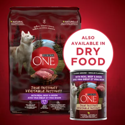 Product Purina ONE True Instinct Adult Wet Dog Food - Real Beef & Bison