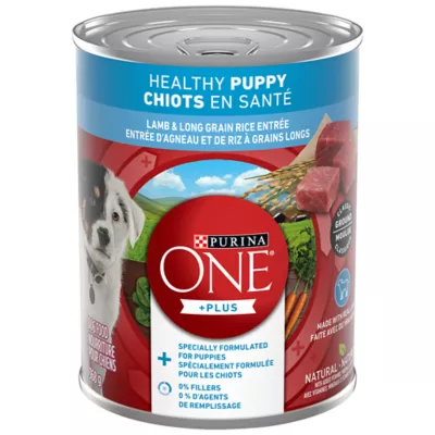 Product Purina ONE +Plus Healthy Puppy Wet Dog Food - Lamb & Long Grain Rice