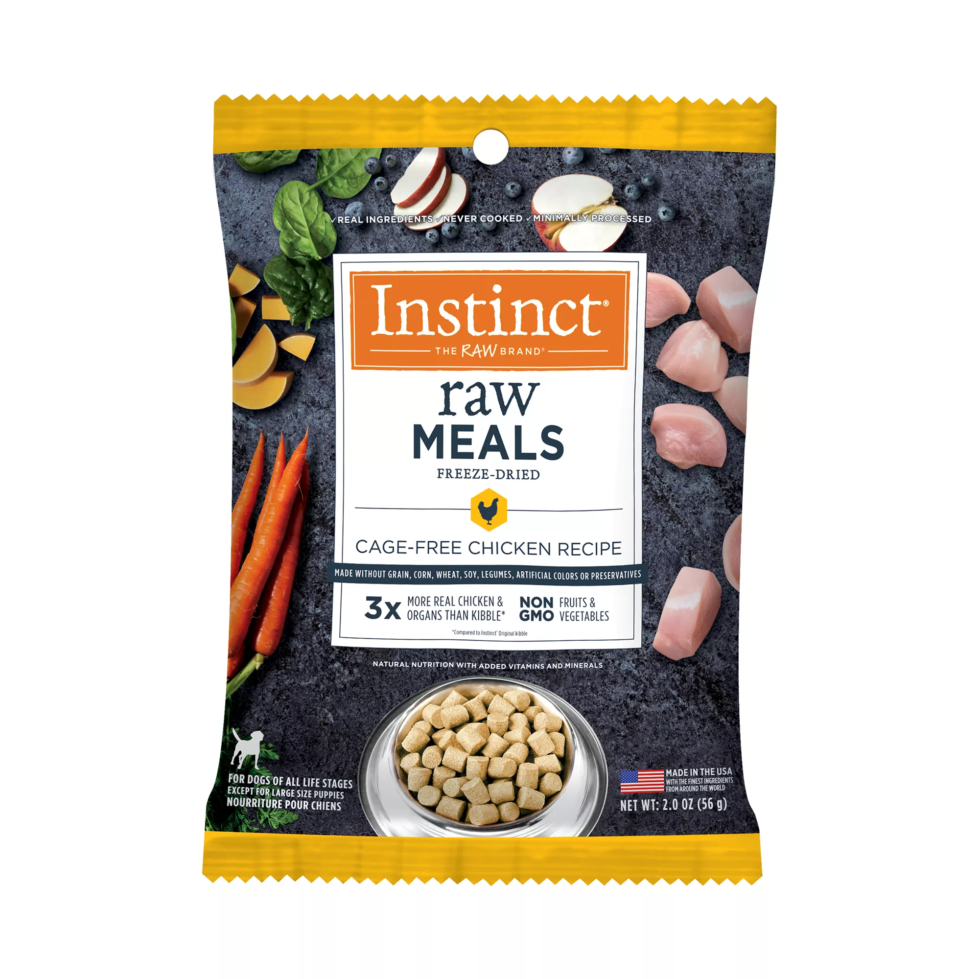 Instinct Raw Meals Adult Frozen Dog Food - Chicken