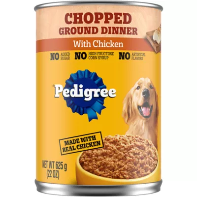 Product Pedigree Chopped Ground Dinner Adult Wet Dog Food - 22 Oz.