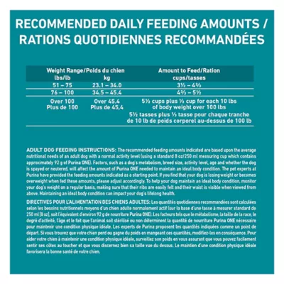 Purina ONE +Plus Large Breed Formula Dry Dog Food - Chicken - Image 9