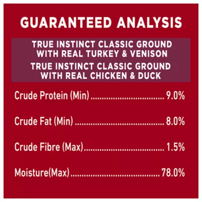 Product Purina ONE True Instinct Adult Wet Dog Food Variety Pack - Classic Ground, Grain Free