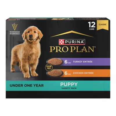 Purina Pro Plan Development Variety Pack Puppy Wet Dog Food Grain Free 13 oz 12 Count