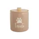 Product Top Paw® Ceramic "Treats" Tan Paw Print Treat Jar