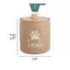 Product Top Paw® Ceramic "Treats" Tan Paw Print Treat Jar