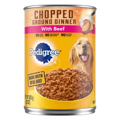 Product Pedigree Chopped Ground Dinner Adult Wet Dog Food - 22 Oz.