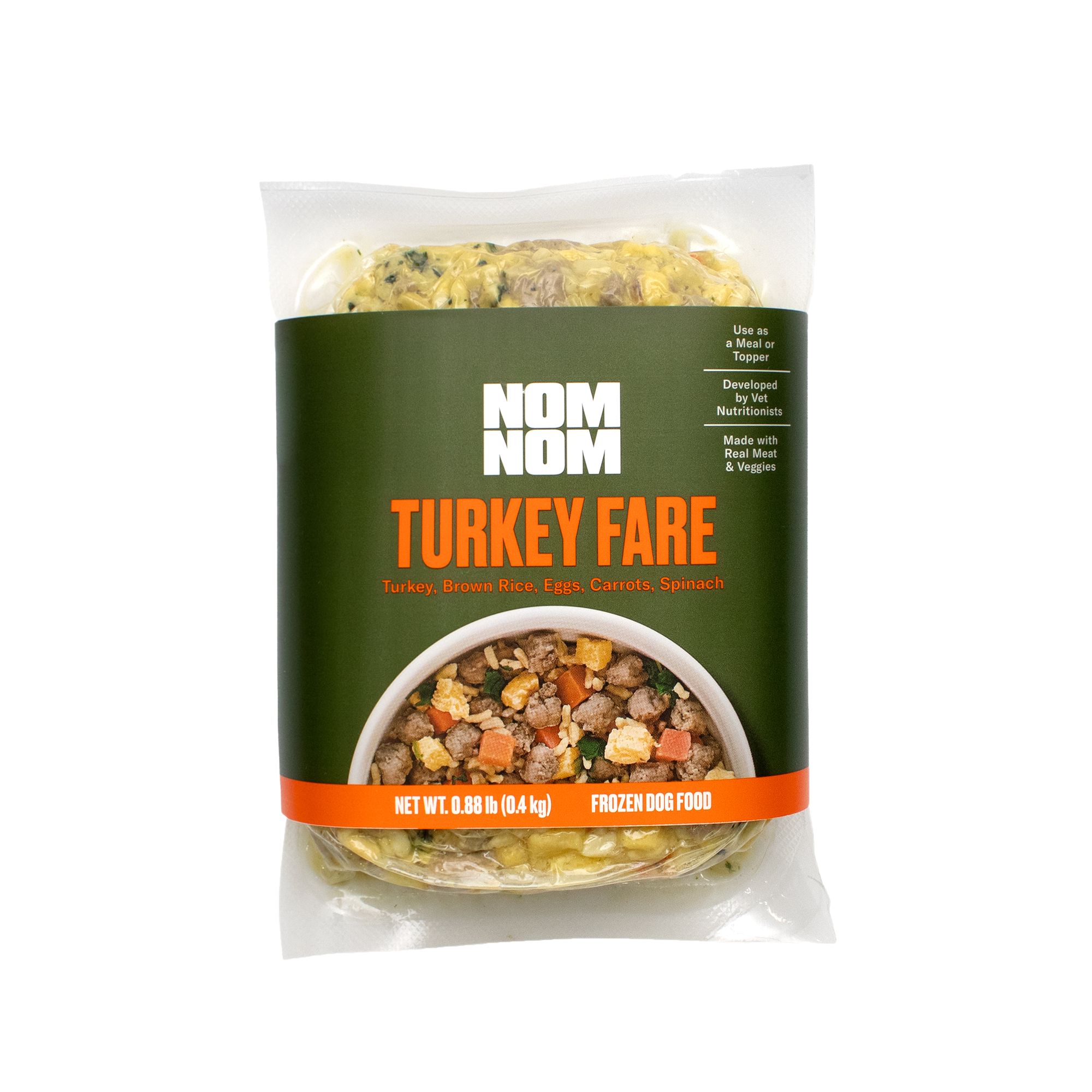 NOM NOM All Life Stage Frozen Dog Food Turkey dog Fresh