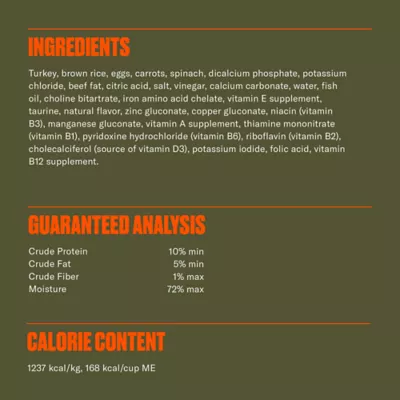 Product NOM NOM All Life Stages Frozen Dog Food - Turkey