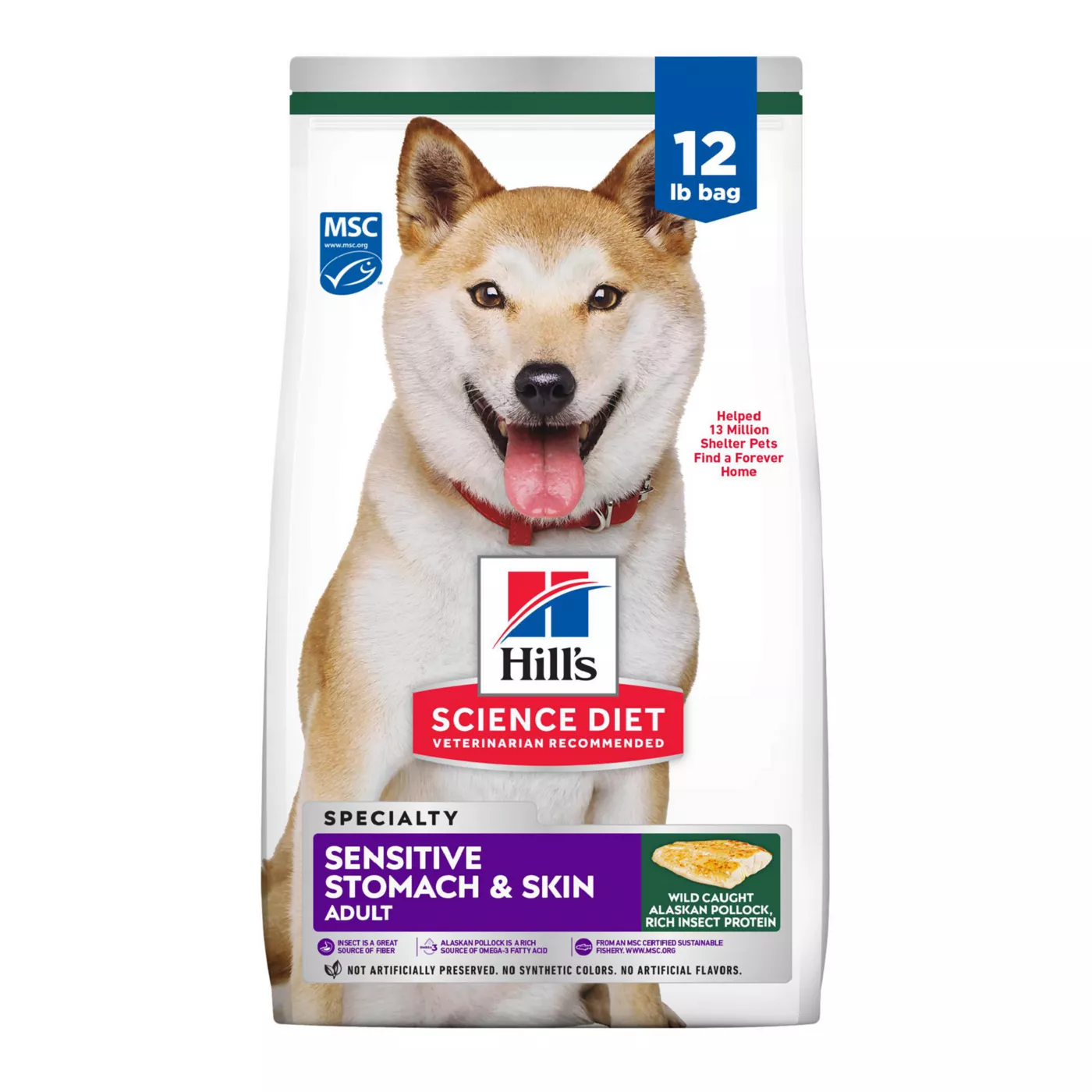 Hill s Science Diet Sensitive Stomach Skin Adult Dry Dog Food Alaskan Pollock