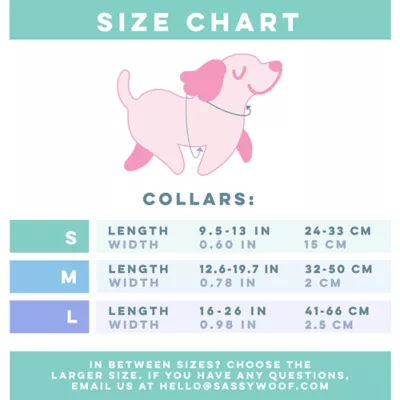 Sassy Woof Magnolia Dog Collar - Image 3