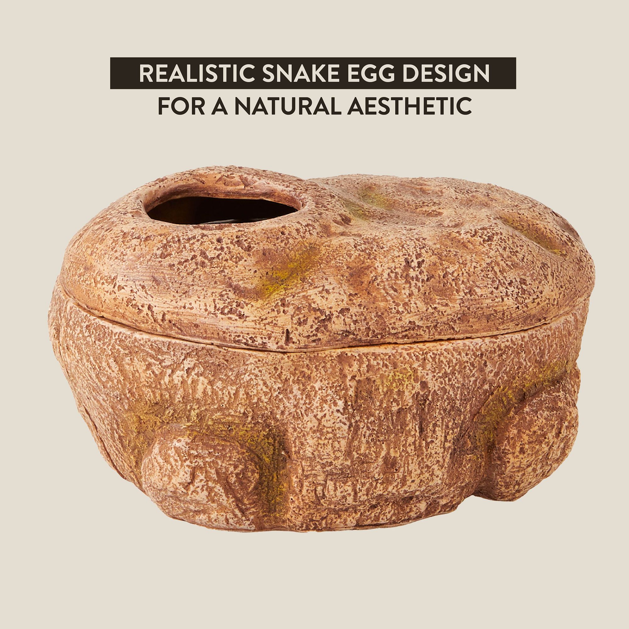 Thrive Snake Egg Reptile Hide - Reptile Hide Decor - thumbnail 4