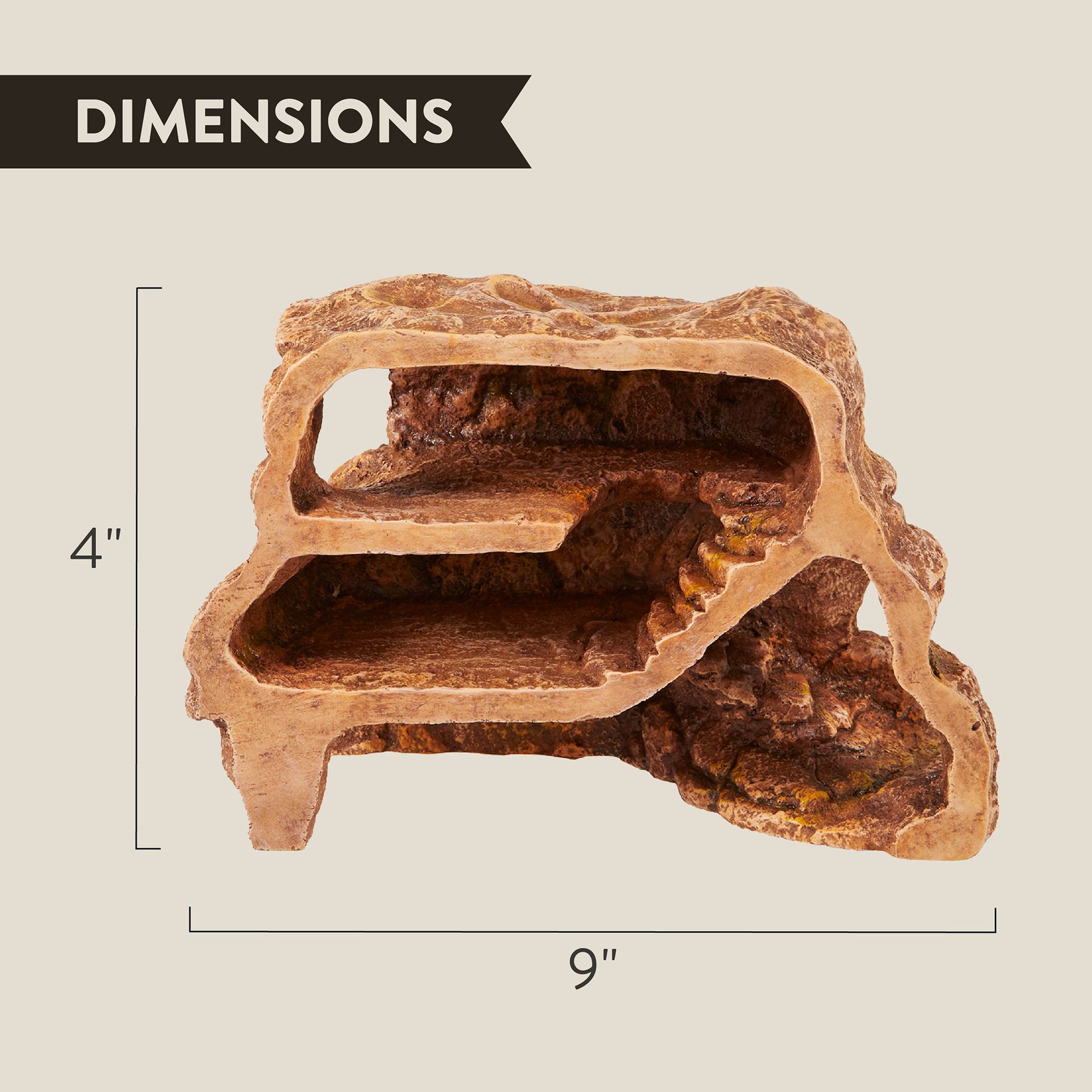 Thrive Lizard Hideaway - Reptile Hide Decor - thumbnail 2