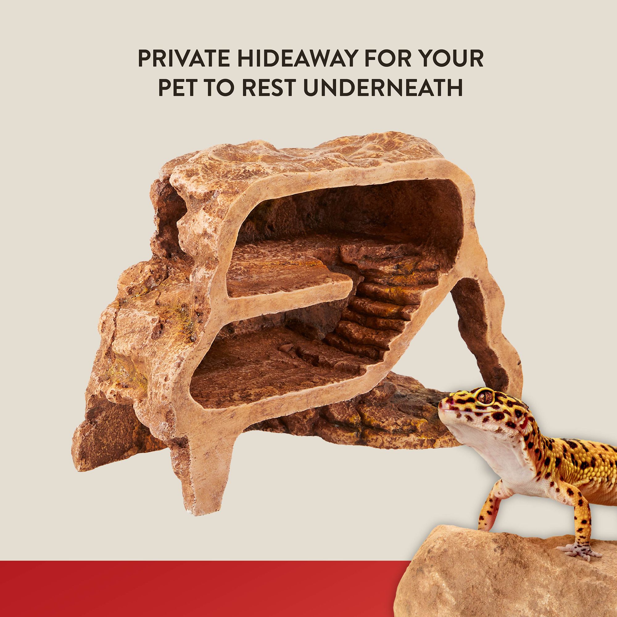 Thrive Lizard Hideaway - Reptile Hide Decor - thumbnail 3