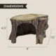 Product Thrive Tree Stump Hideaway Terrarium Decor