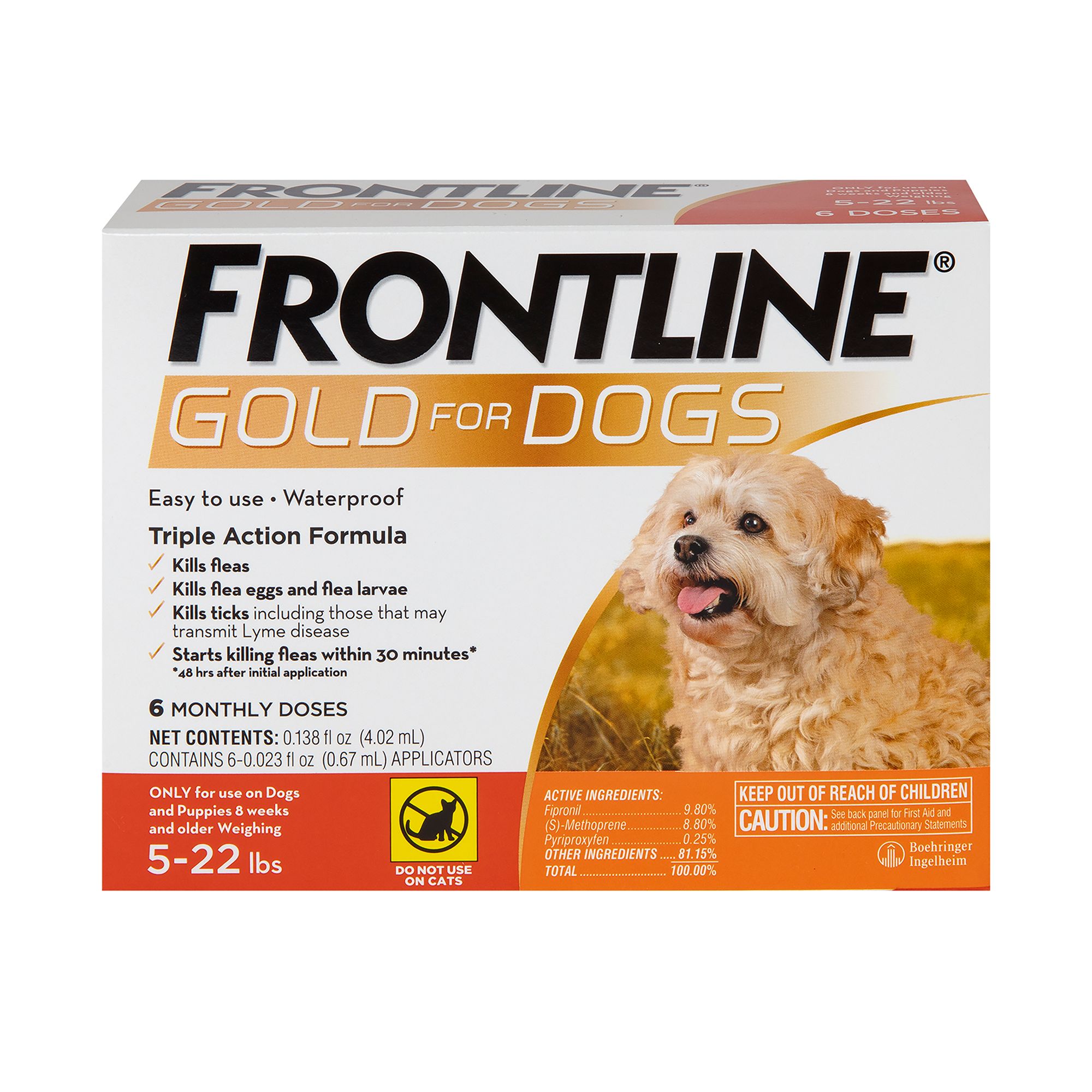 Frontline small dog 6 pack hotsell