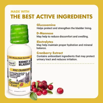 Liquid-Vet Feline Kidney & Bladder All Life Stages Cat Supplement - Chicken - Image 6