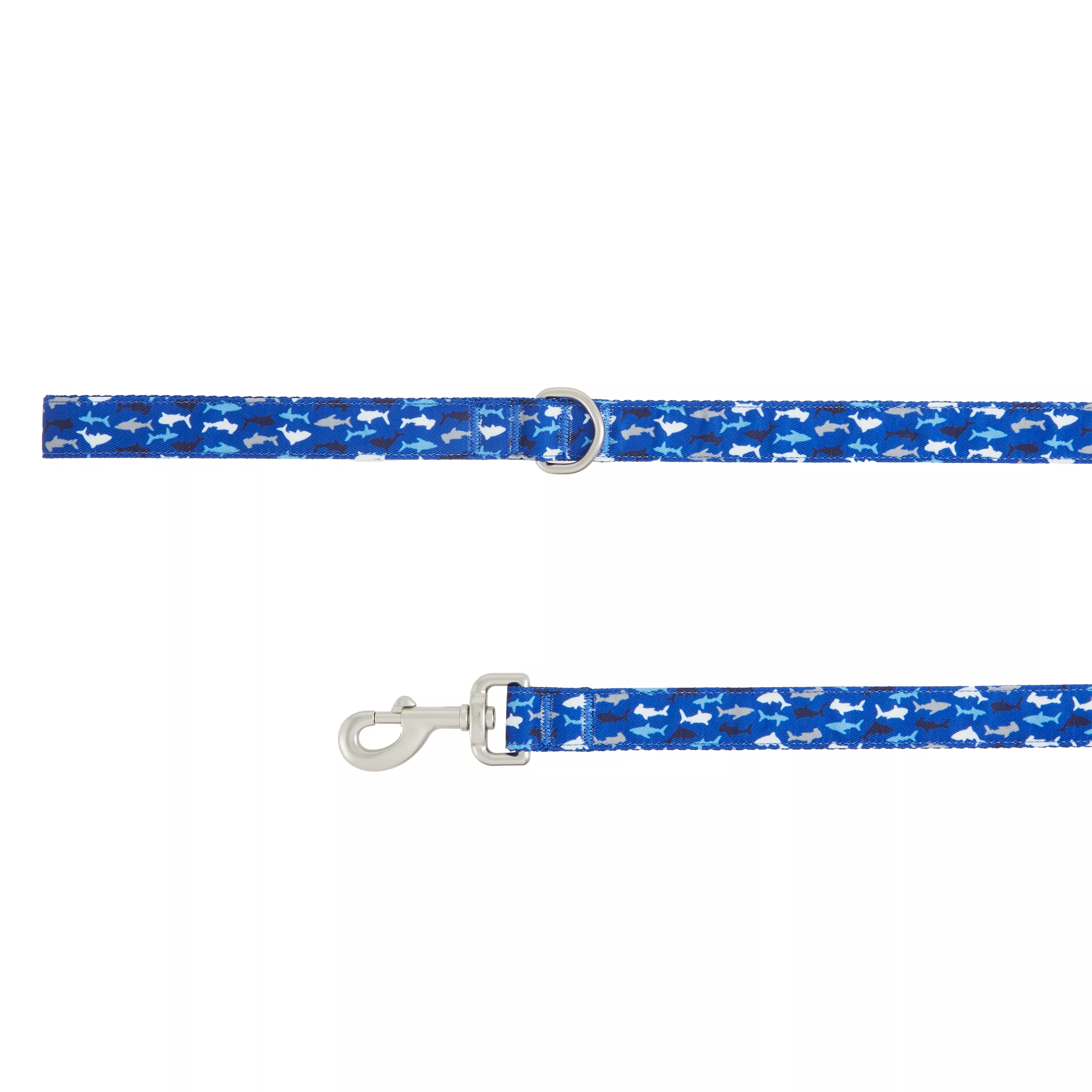 Top Paw® Blue Shark Print Dog Leash: 4-ft long