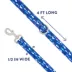 Top Paw® Shark Print Dog Leash: 4-ft long image thumbnail 2