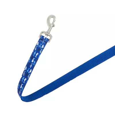 Product Top Paw® Shark Print Dog Leash: 4-ft long