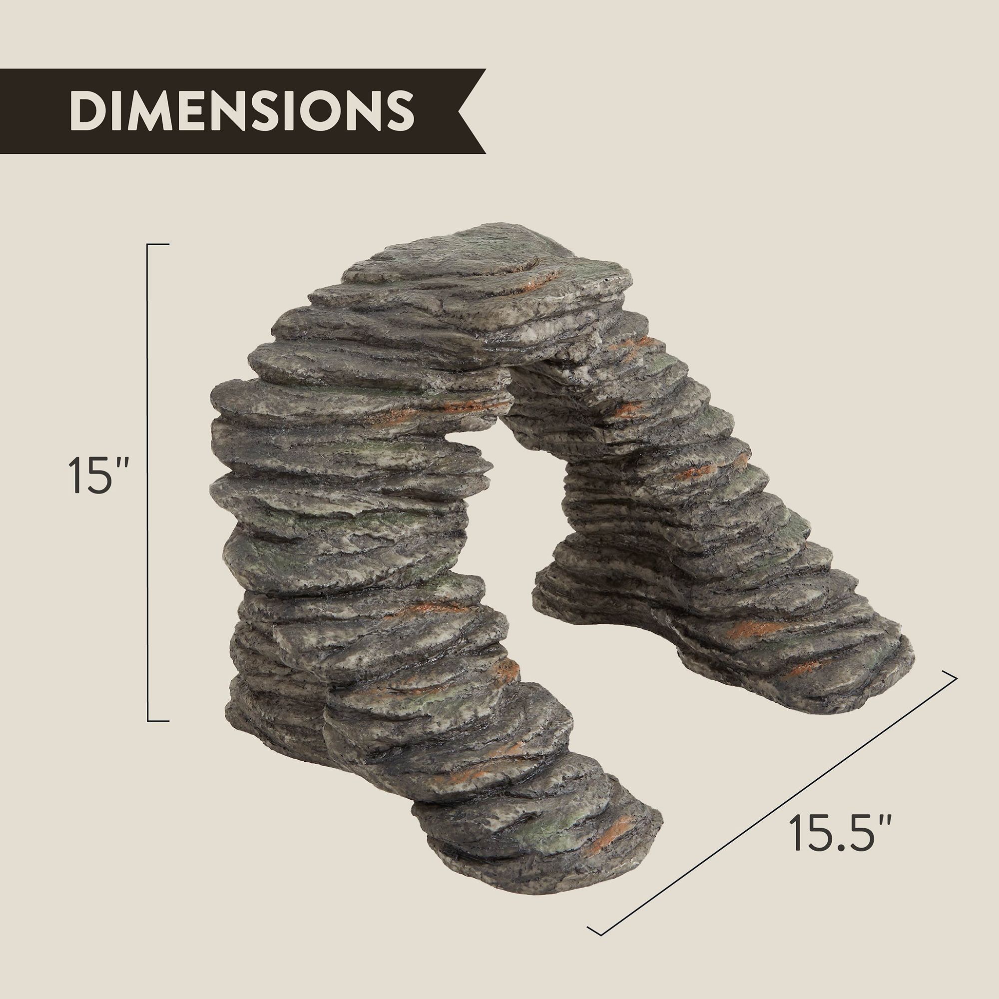 Thrive Stone Basking Platform Terrarium Ornament - Terrarium Decor - thumbnail 2