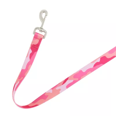 Product Top Paw® Pink Camo Dog Leash: 4-ft long