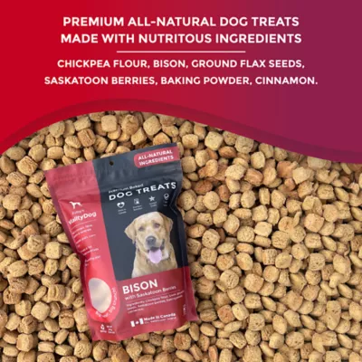 Product Foley's VitalityDog Crunchy Baked Dog Treats - Bison with Saskatoon Berries