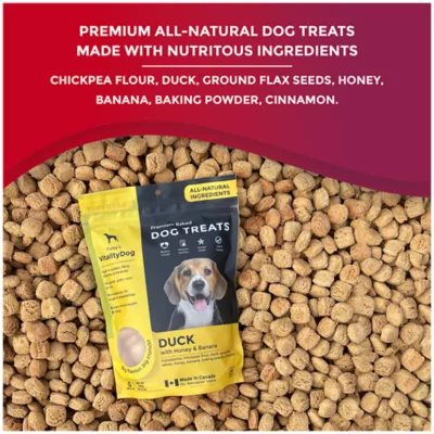 Product Foley's VitalityDog Crunchy Baked Dog Treat - Duck with Honey and Banana