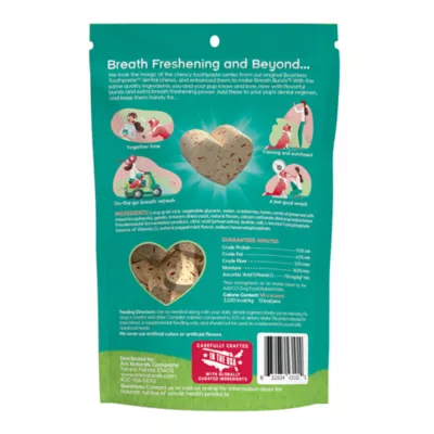 Product Ark Naturals Breath Bursts Brushless Toothpaste Bites All Life Stage Dog Dental Treats - Peppermint