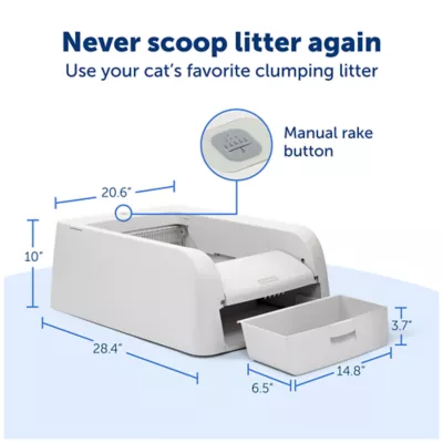 Product PetSafe ScoopFree® Clumping Self-Cleaning Litter Box for Clumping Litter - Superior Odor Control