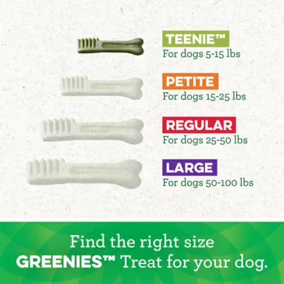 Product Greenies Teenie Natural Adult Dog Dental Treats - Sweet Potato