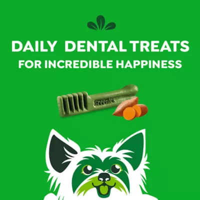 Product Greenies Teenie Natural Adult Dog Dental Treats - Sweet Potato