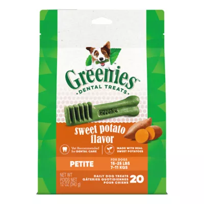 Product Greenies Petite Natural Adult Dog Dental Treats - Sweet Potato