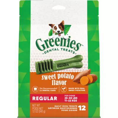 Product Greenies Regular Natural Adult Dog Dental Treats - Sweet Potato