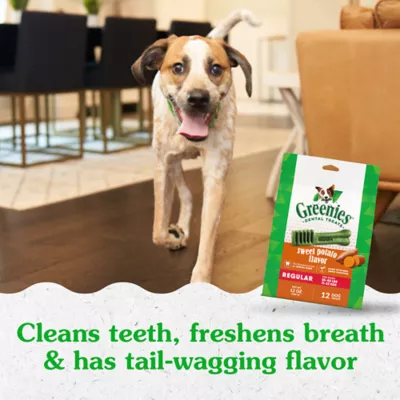 Product Greenies Regular Natural Adult Dog Dental Treats - Sweet Potato