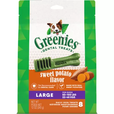 Product Greenies Large Natural Adult Dog Dental Treats - Sweet Potato