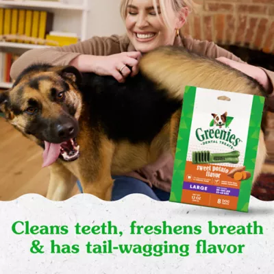 Product Greenies Large Natural Adult Dog Dental Treats - Sweet Potato