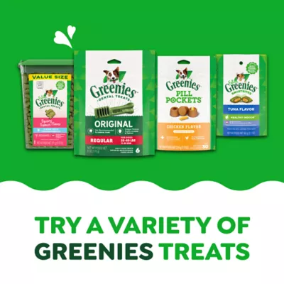 Product GREENIES Natural Teenie Dental Care Adult Dog Treats - 3 Flavor Variety Pack